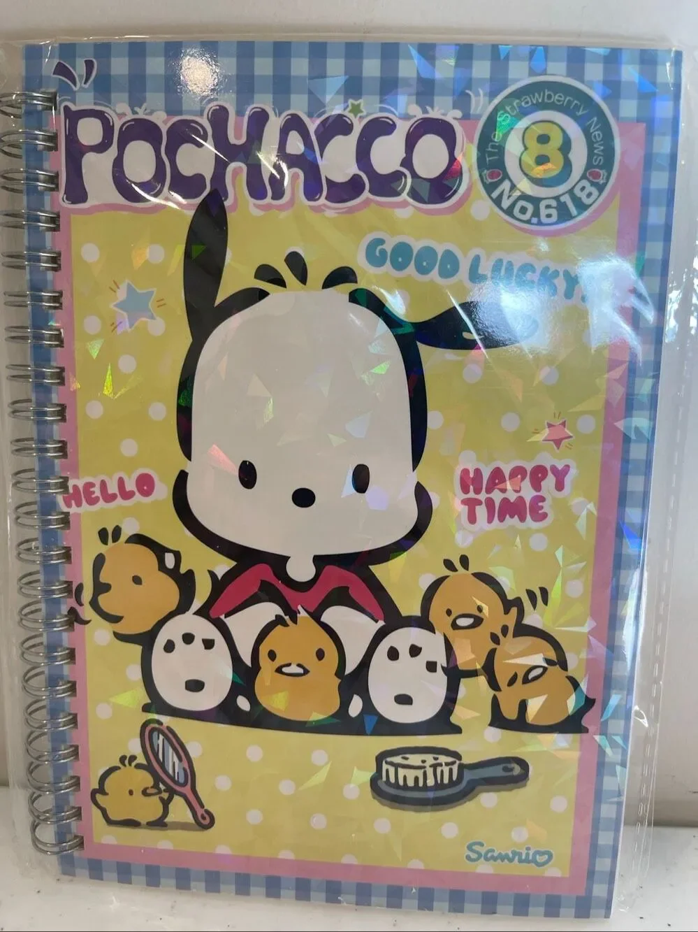 Pochacco back to school, stocking stuffers spiral notebook, pens, keychains, not